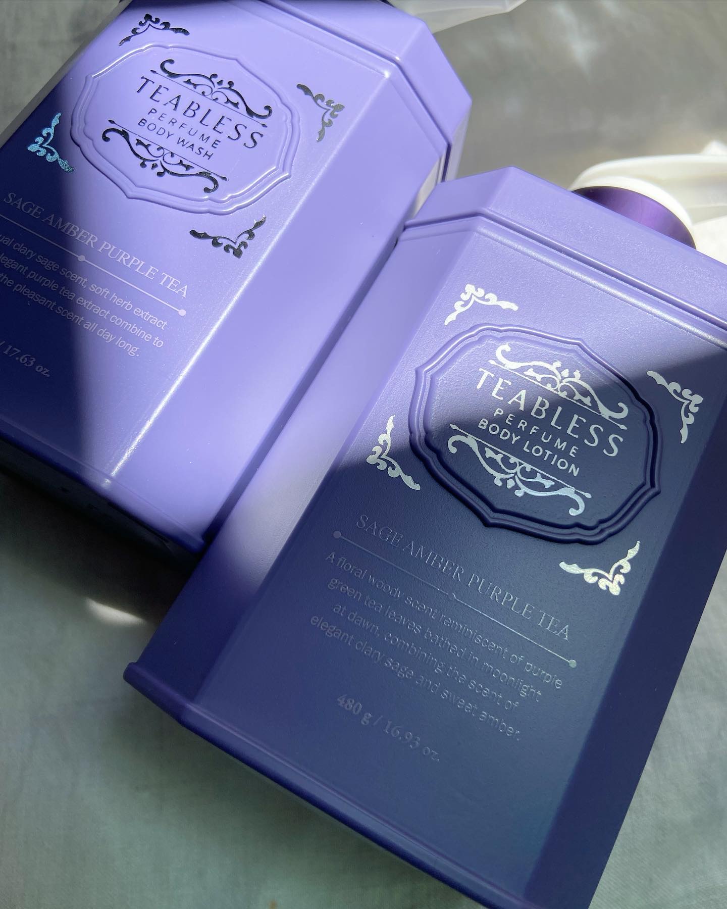 パフュームボディウォッシュ セージアンバーパープルティー/TEABLESS/ボディソープを使ったクチコミ（1枚目）