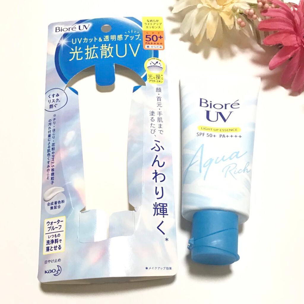 ビオレUV アクアリッチ ライトアップエッセンス/ビオレ/日焼け止めクリームを使ったクチコミ(1枚目)