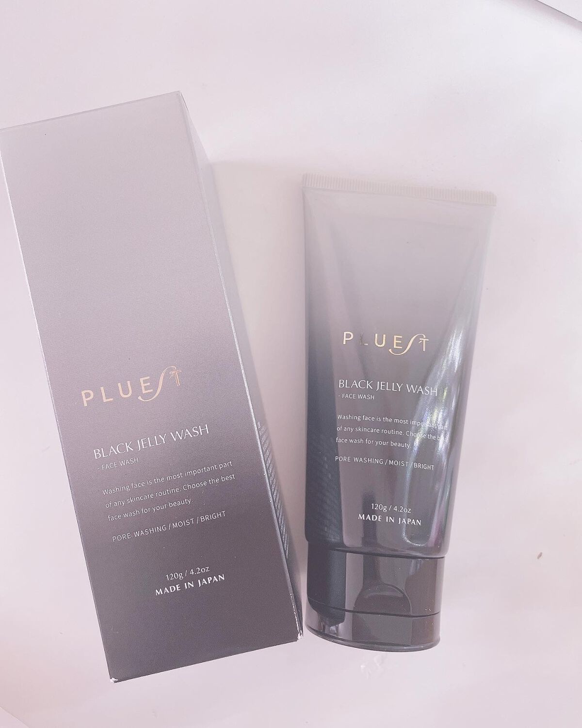 BLACK JELLY WASH(ブラックジェリーウォッシュ)/PLUEST/その他洗顔料を使ったクチコミ(1枚目)