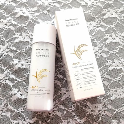 ライス ピュア エッセンシャル トナー/THANK YOU FARMER/化粧水を使ったクチコミ(4枚目)