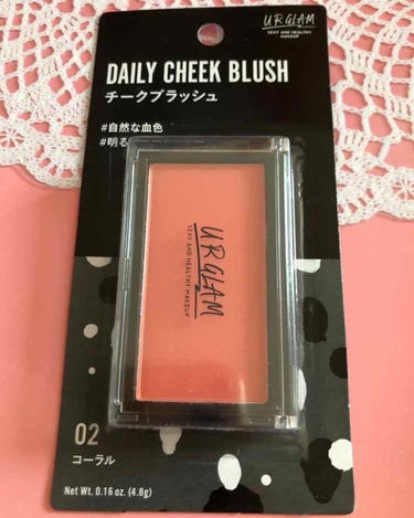 UR GLAM　DAILY CHEEK BLUSH/U R GLAM/パウダーチークを使ったクチコミ（1枚目）