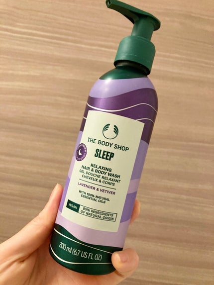 ウェルネス ヘア&ボディウォッシュ ラベンダー&ベチバー/THE BODY SHOP/ボディソープを使ったクチコミ(1枚目)