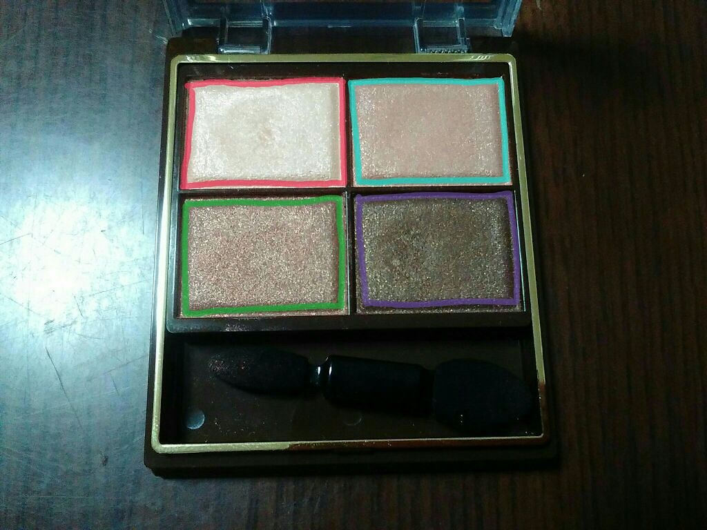 スキニーリッチシャドウ/excel/アイシャドウパレットを使ったクチコミ(2枚目)
