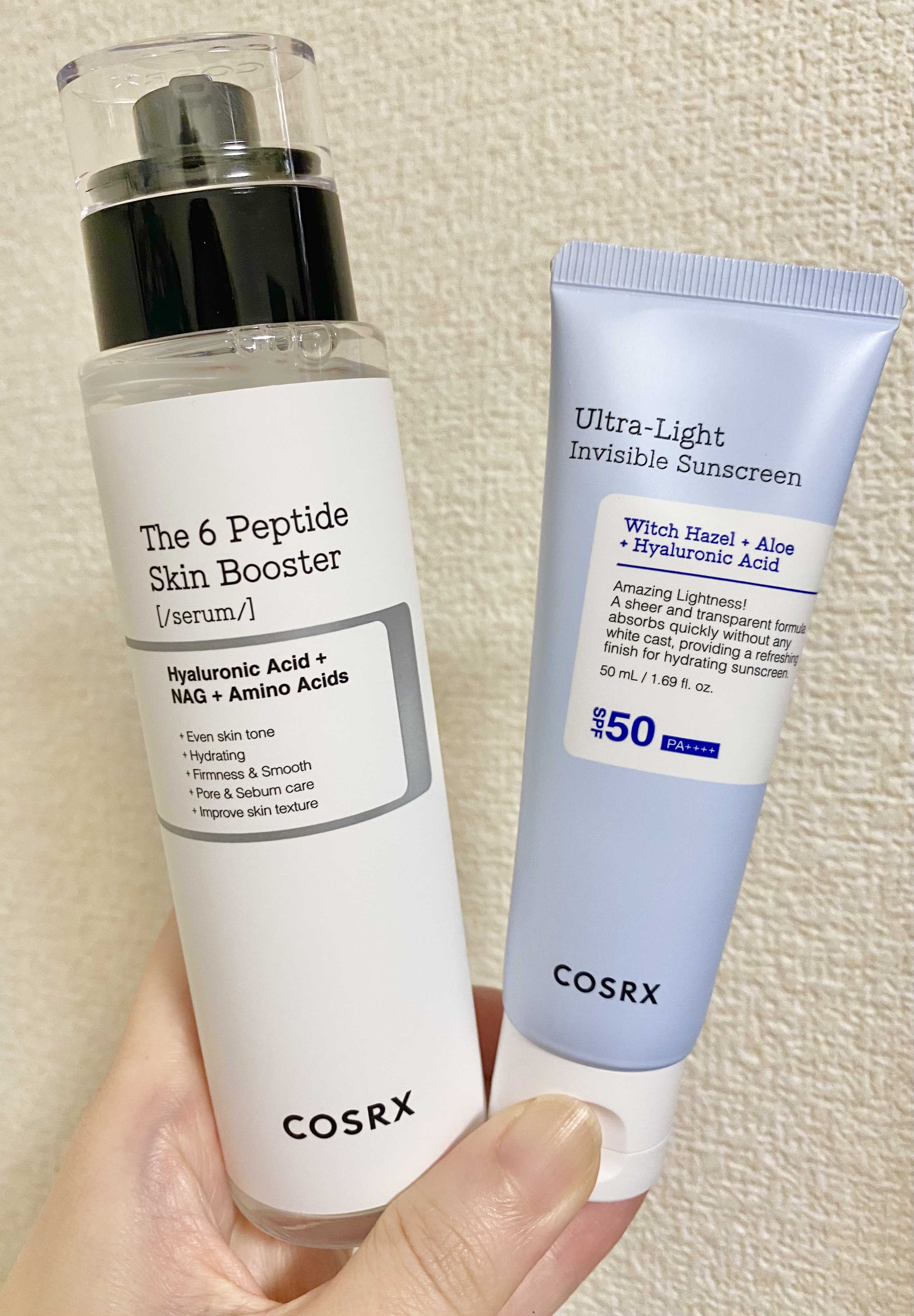 ウルトラライト透明UVクリーム/COSRX/日焼け止めクリームを使ったクチコミ（1枚目）