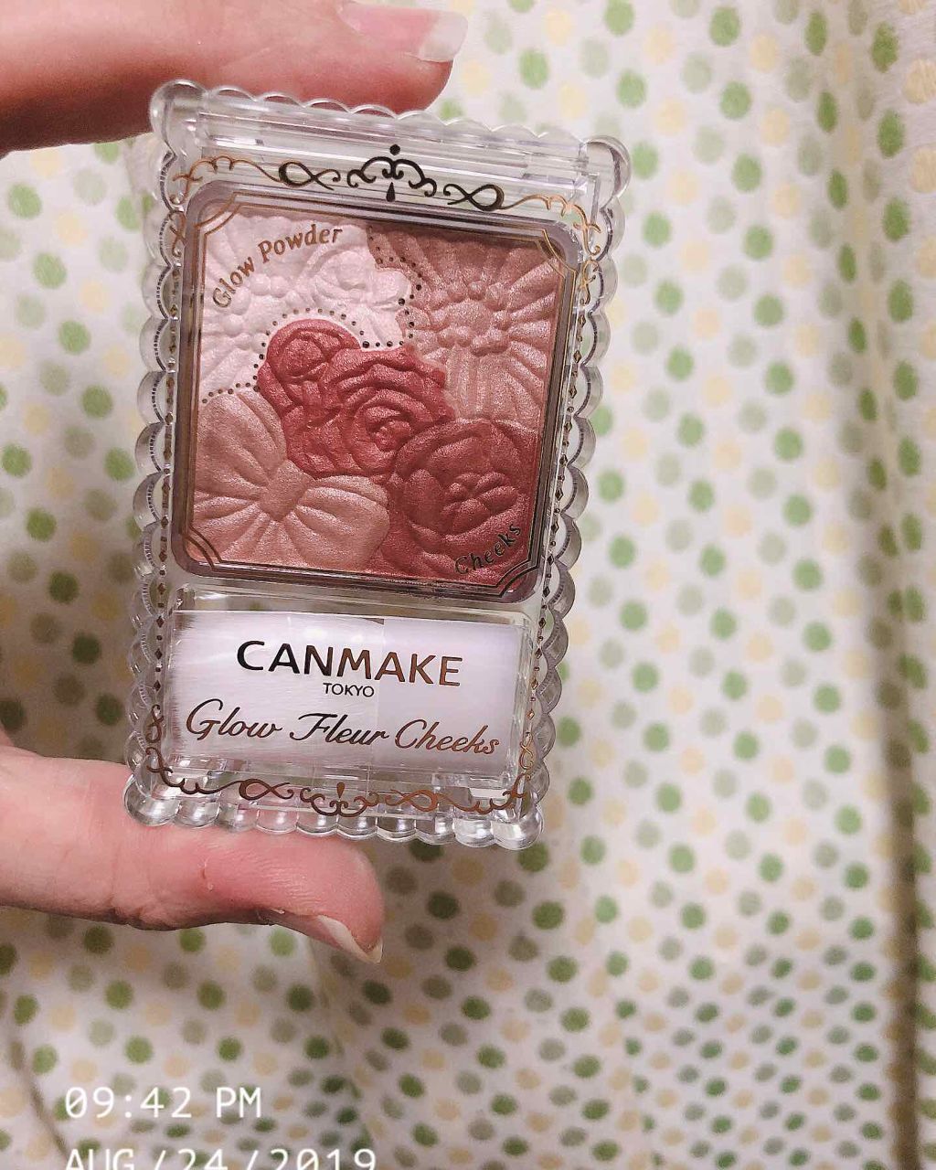 グロウフルールチークス/キャンメイク/パウダーチークを使ったクチコミ（1枚目）