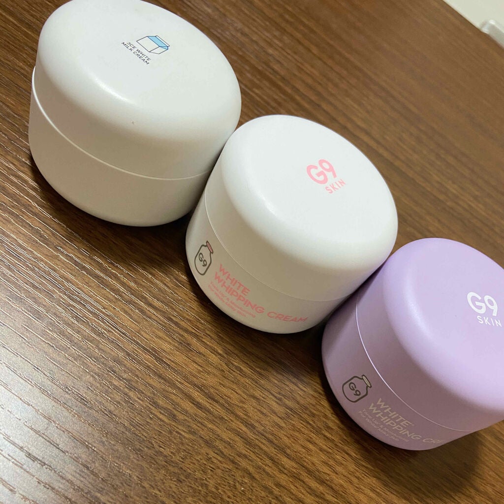 WHITE MILK CREAM/3CE/フェイスクリームを使ったクチコミ(2枚目)