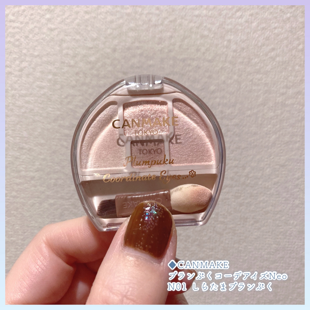 プランぷくコーデアイズNeo/キャンメイク/アイシャドウを使ったクチコミ（2枚目）
