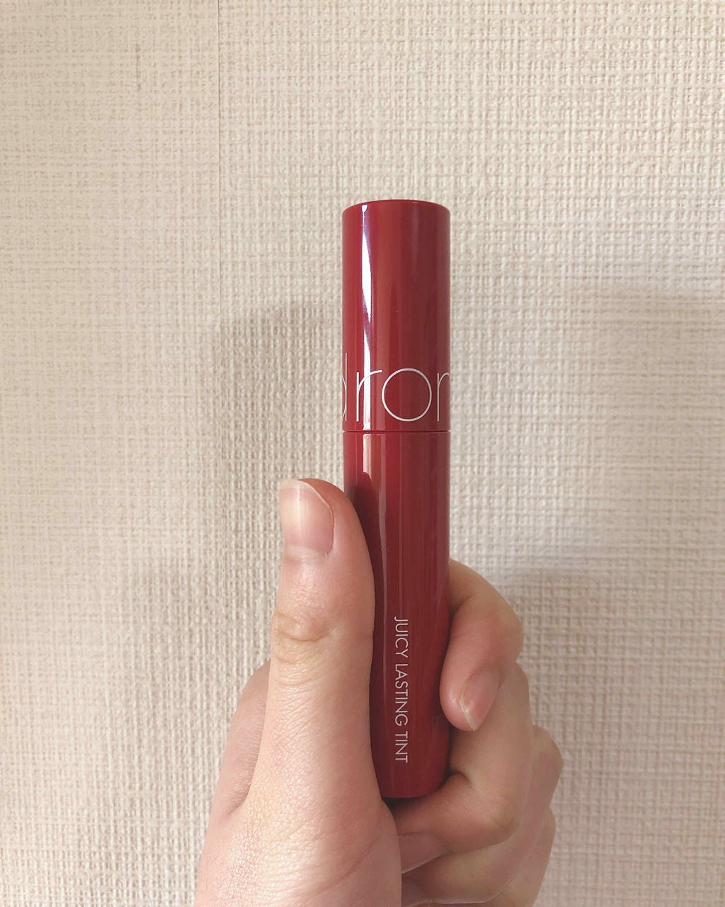 ジューシーラスティングティント/rom&nd/リップティントを使ったクチコミ(1枚目)