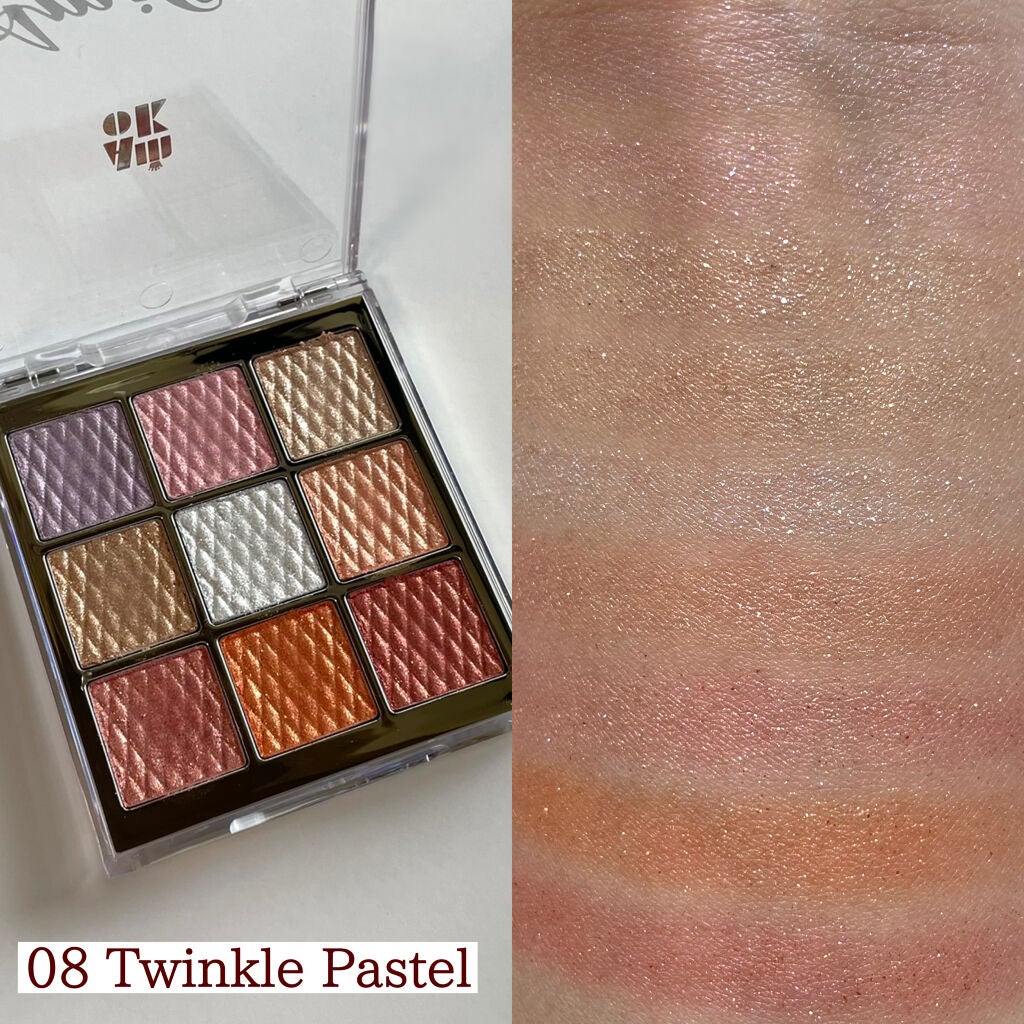 ソフトクレイビームアイシャドウパレット/AMIOK/ジェル・クリームアイシャドウを使ったクチコミ(2枚目)