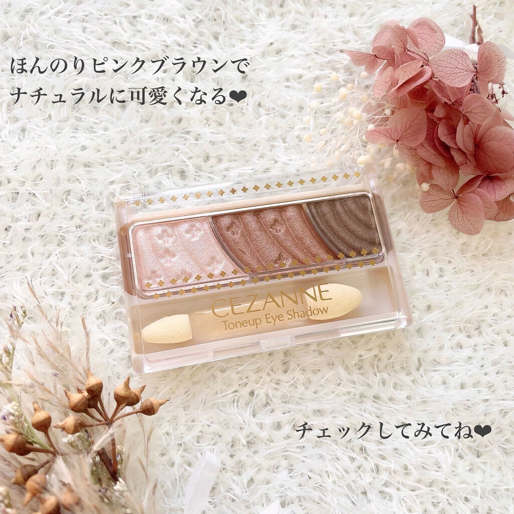 トーンアップアイシャドウ/CEZANNE/アイシャドウパレットを使ったクチコミ(6枚目)