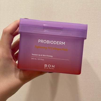 プロバイオダームタイトニングT3コラーゲンパッド/BIOHEAL BOH/トナーパッドを使ったクチコミ(1枚目)