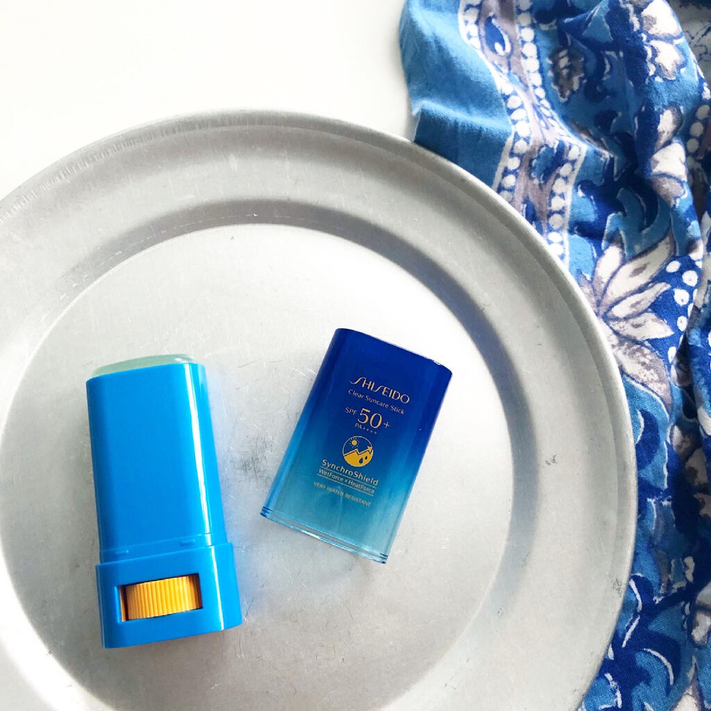 クリア サンケア スティック/SHISEIDO/日焼け止めスティックを使ったクチコミ（2枚目）