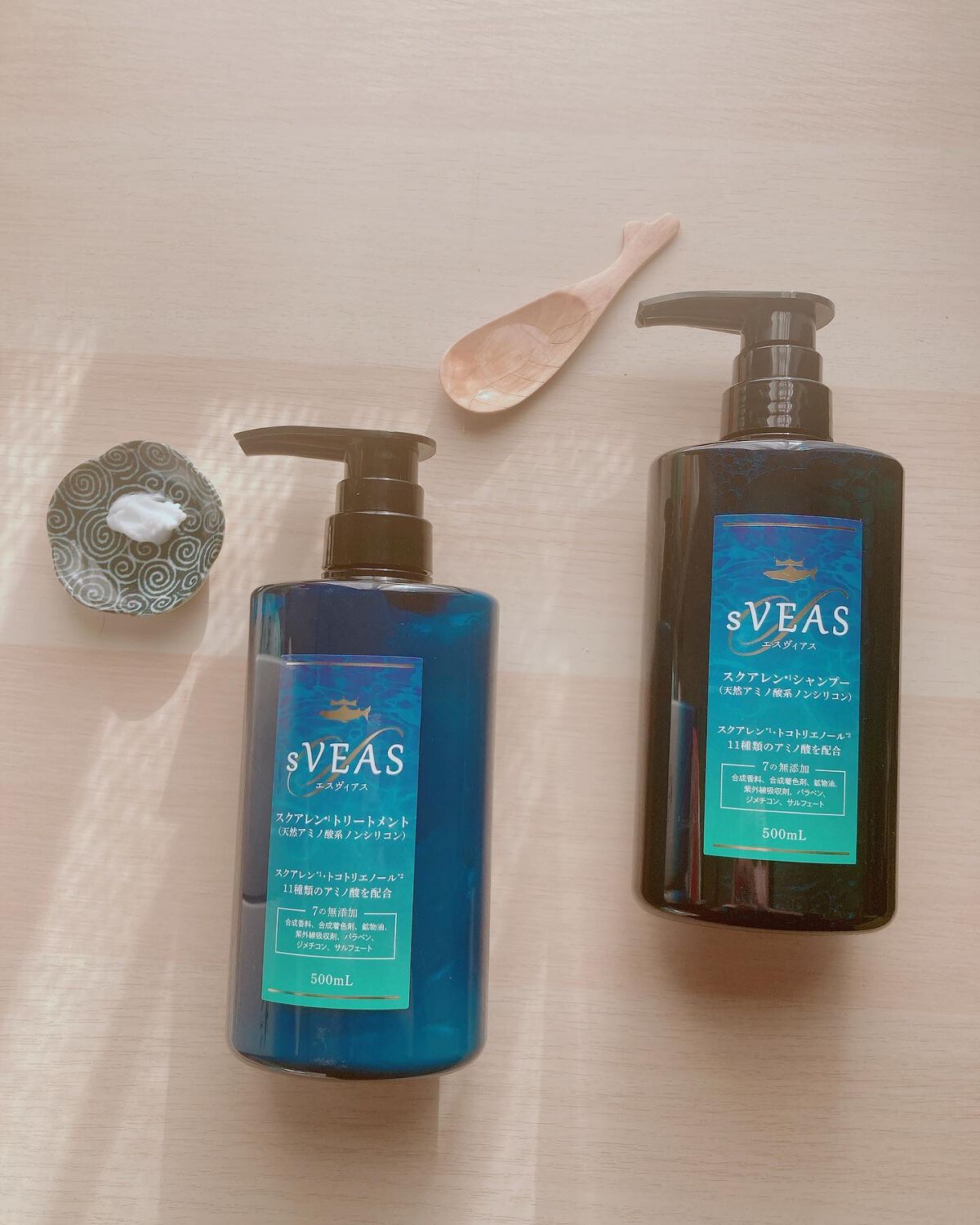 シャンプー (スクアレンシャンプー)/トリートメント (スクアレントリートメント)/sVEAS/市販シャンプーを使ったクチコミ(2枚目)