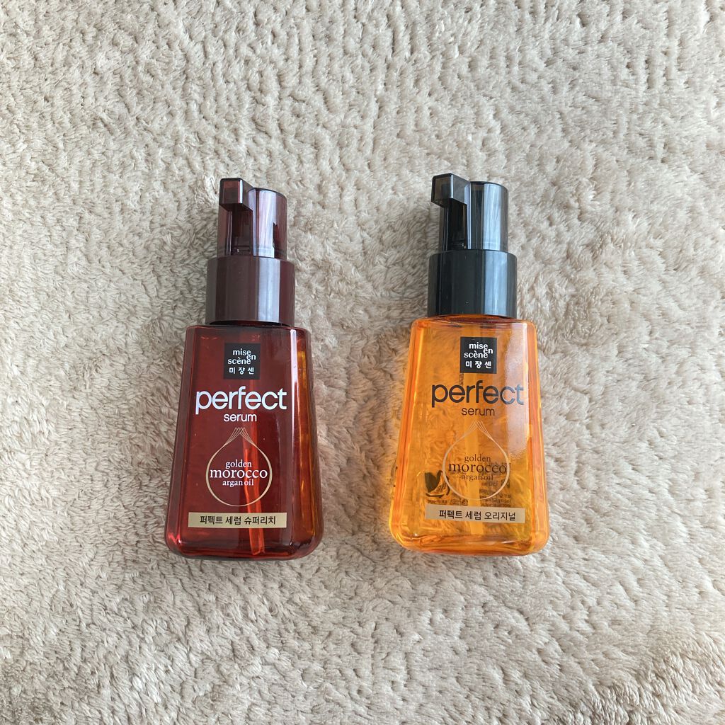 パーフェクト セラム オリジナル/miseenscene/ヘアオイルを使ったクチコミ(2枚目)