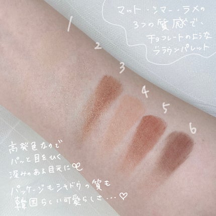 ハーシー プレイカラーアイズミニ/ETUDE/アイシャドウパレットを使ったクチコミ(3枚目)