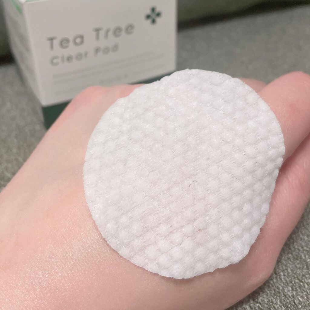 happiest★ on LIPS 「ティーツリークリアパッド(拭き取り化粧水)をいただき使ってみま..」(3枚目)