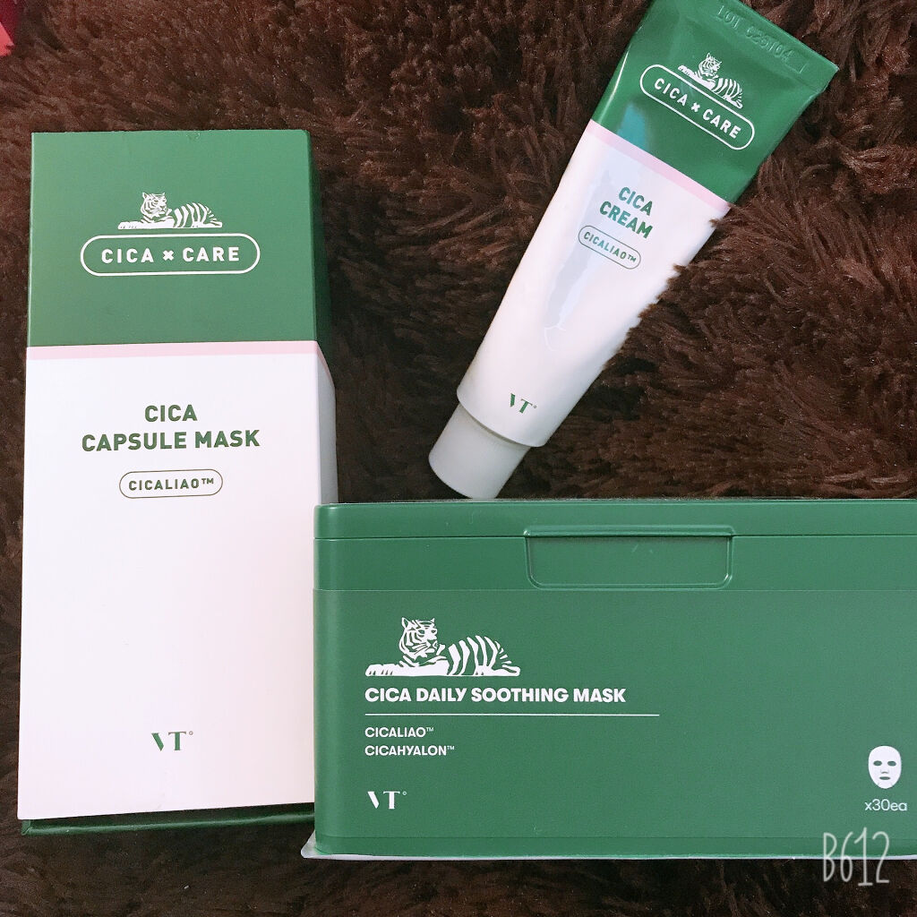 CICA カプセルマスク/VT/洗い流すパック・マスクを使ったクチコミ（1枚目）