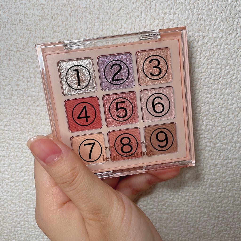 マテリアルカラーパレット/leur charme/アイシャドウパレットを使ったクチコミ(2枚目)