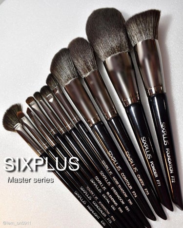 SIXPLUS メイクブラシ11本セット Masterシリーズ/SIXPLUS/メイクブラシを使ったクチコミ（6枚目）