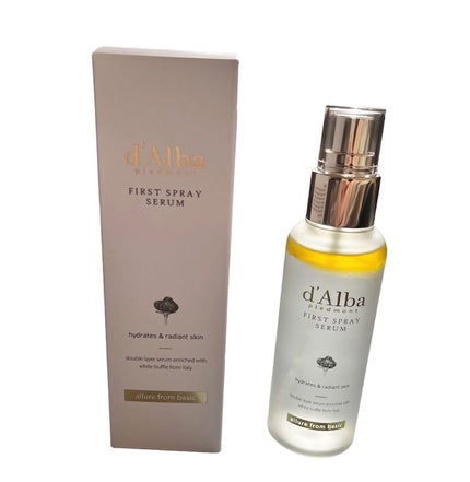 ダルバ ホワイトトリュフファーストスプレーセラム/ダルバ/ミスト状化粧水を使ったクチコミ(1枚目)