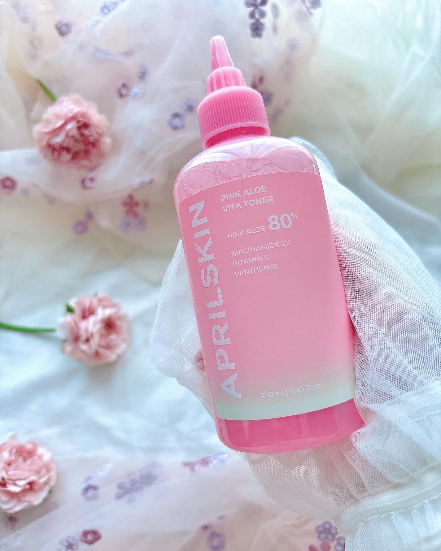 ピンクアロエビタトナー/APRILSKIN/化粧水を使ったクチコミ(4枚目)