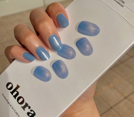 セミキュアジェルネイル(ハンド)/ohora/ネイルシールを使ったクチコミ(1枚目)