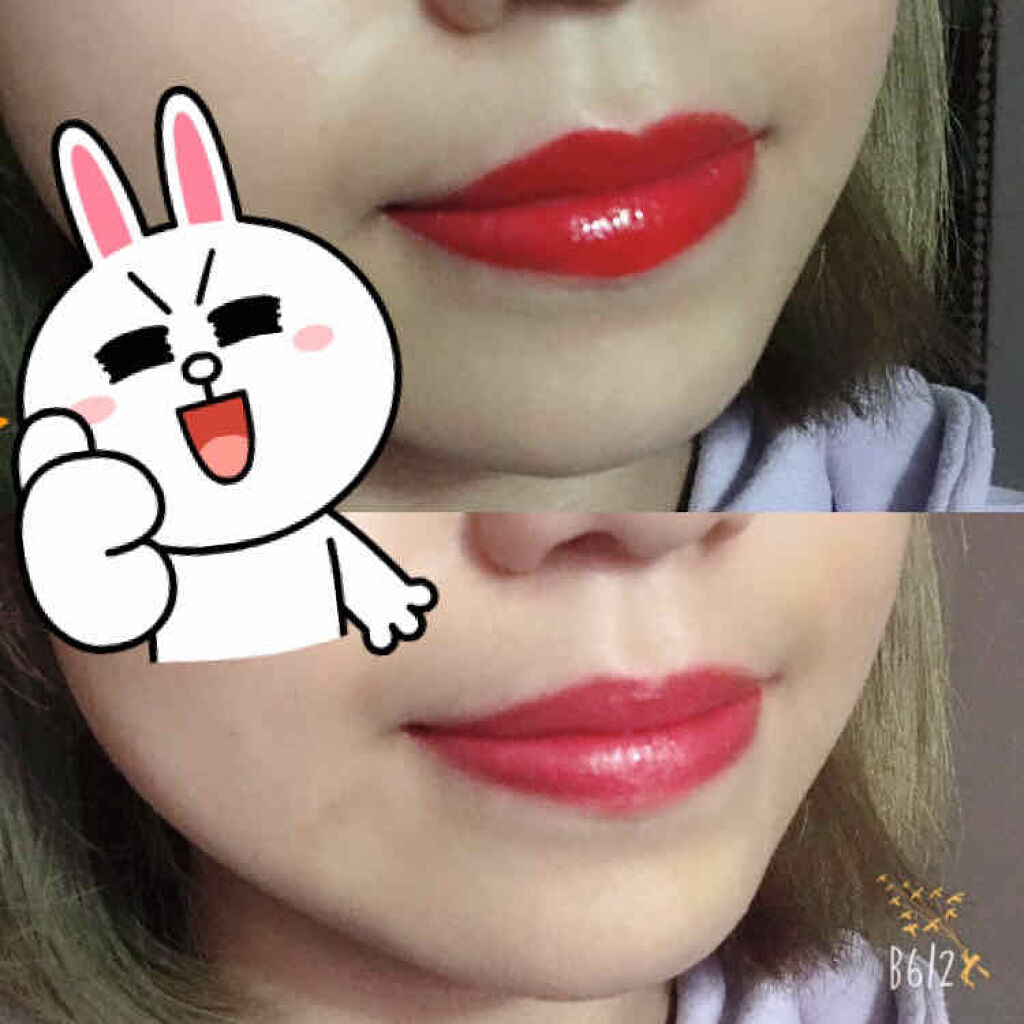 キャンディラップリッチカラー 02 アップルシェイク/キャンメイク/リップグロスを使ったクチコミ（2枚目）