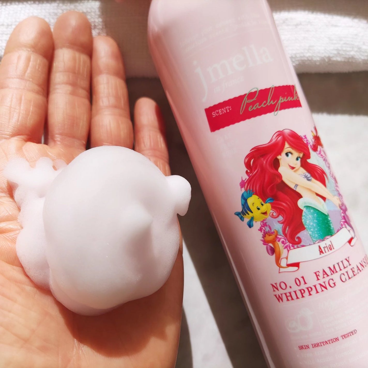 ジェイメラ ピンクホイップHFBソープ/アリエル/jmella/泡洗顔を使ったクチコミ(4枚目)