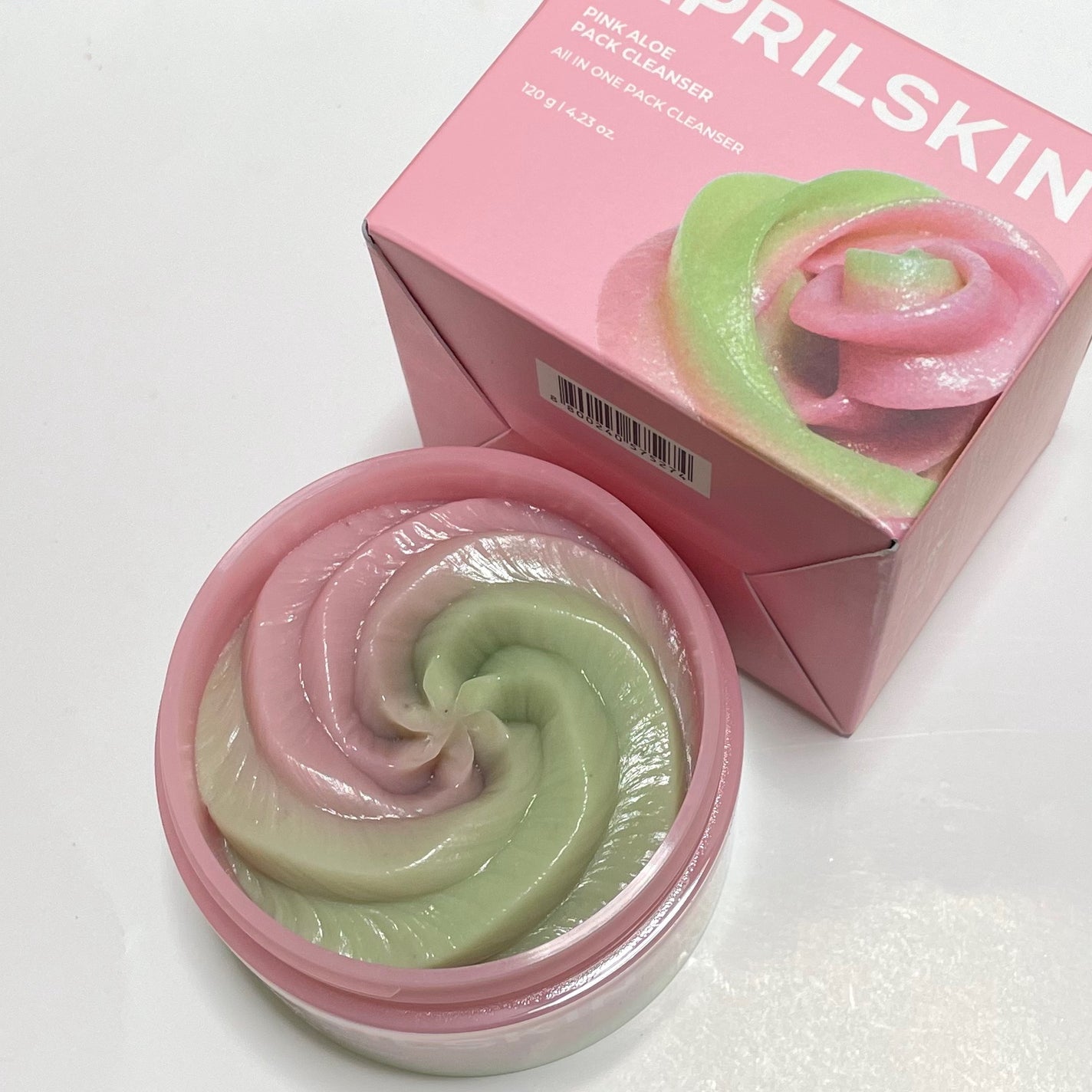 ピンクアロエメレンゲクレンザー/APRILSKIN/その他洗顔料を使ったクチコミ(4枚目)