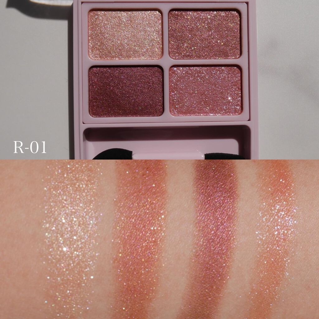 デイジードール アイカラー パレット P-01 オーキッドパープル/DAISY DOLL by MARY QUANT/アイシャドウパレットを使ったクチコミ（2枚目）