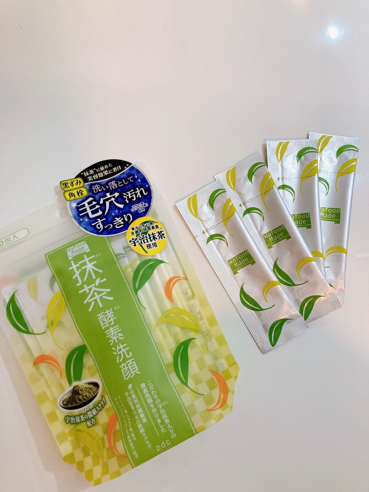 ワフードメイド 宇治抹茶酵素洗顔/pdc/洗顔パウダーを使ったクチコミ(1枚目)