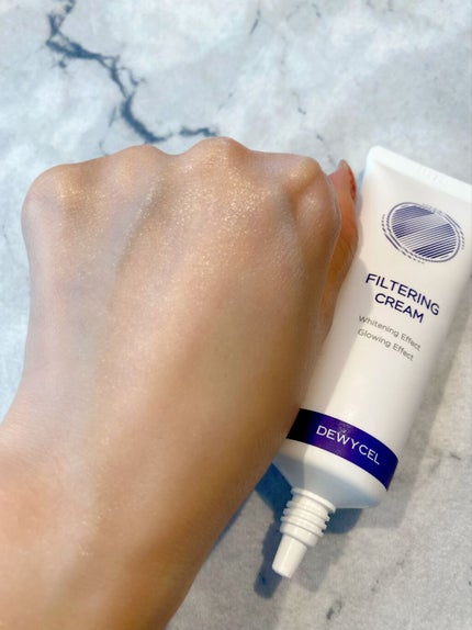 フィルタリングクリーム/DEWYCEL/日焼け止めクリームを使ったクチコミ(3枚目)