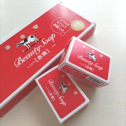 赤箱 (しっとり)/カウブランド/洗顔石鹸を使ったクチコミ(1枚目)