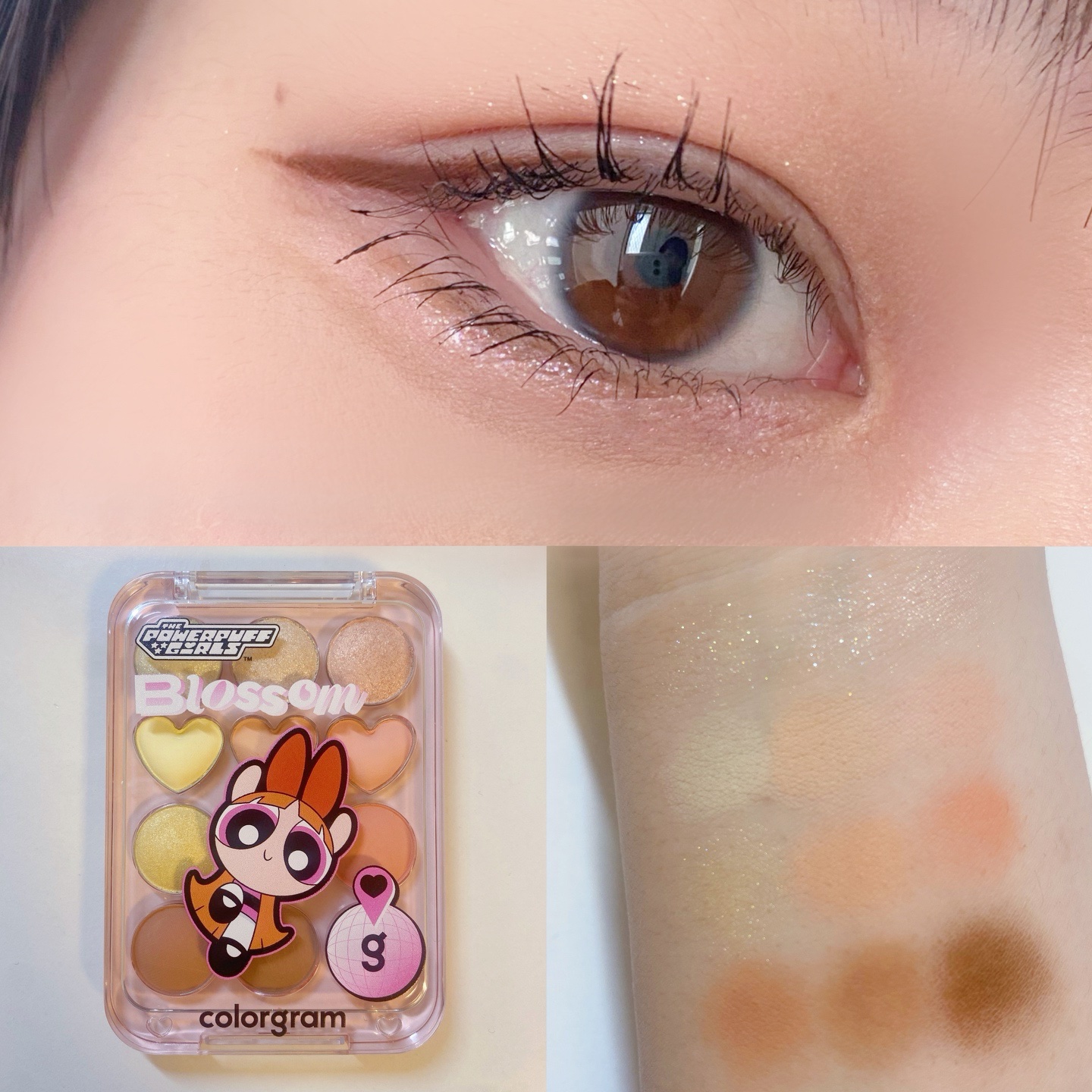 目元チュートリアルアイパレット/Colorgram/アイシャドウパレットを使ったクチコミ（3枚目）