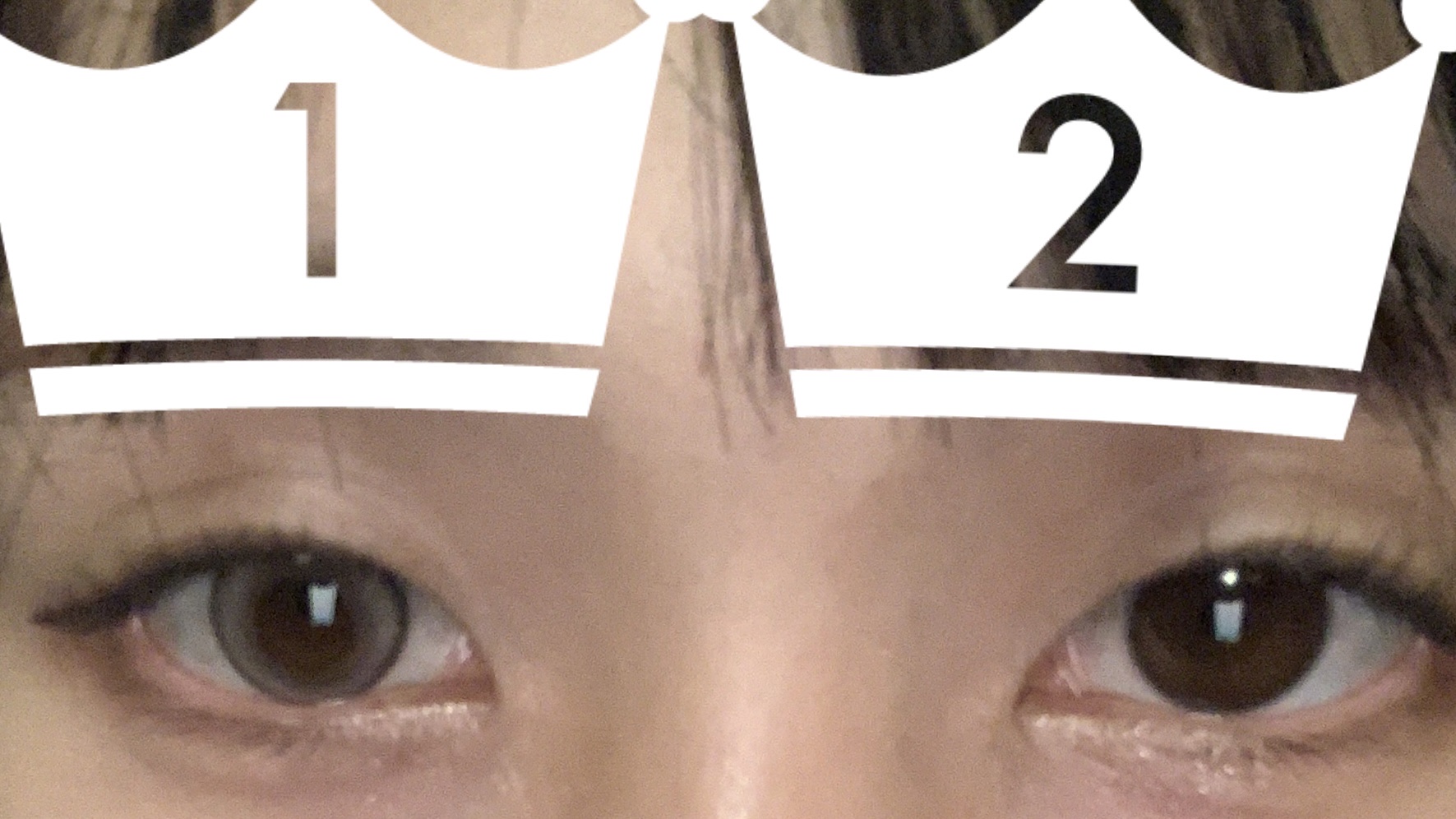 mimi charme 1day/mimi charme/ワンデー（１DAY）カラコンを使ったクチコミ（2枚目）