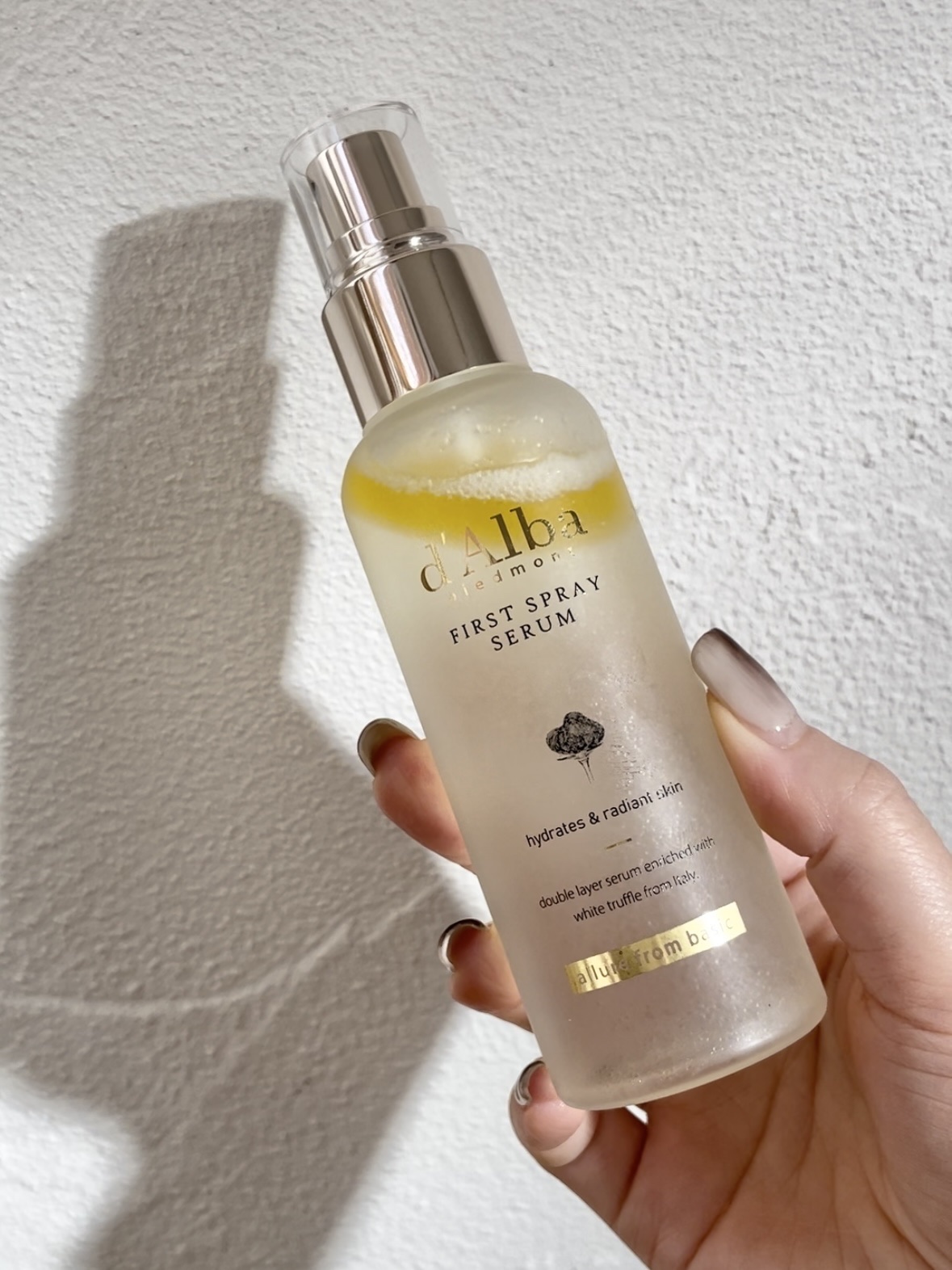 ダルバ ホワイトトリュフファーストスプレーセラム/ダルバ/ミスト状化粧水を使ったクチコミ（2枚目）