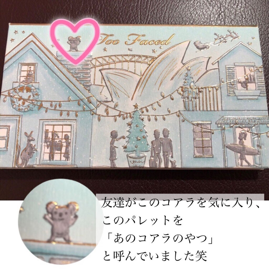 クリスマス アラウンド ザ ワールド メイクアップコレクション/Too Faced/メイクアップキットを使ったクチコミ(6枚目)