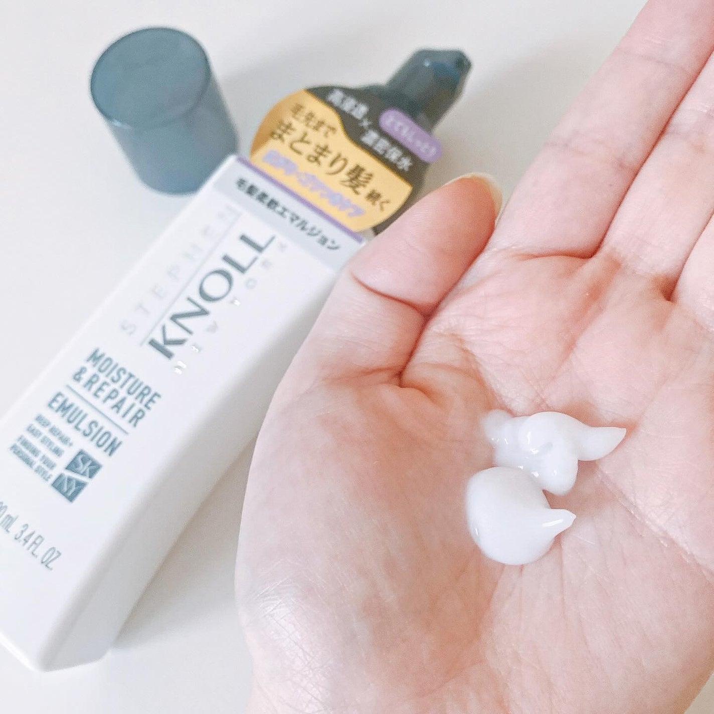 モイスチュアソフニング エマルジョン モイスチュアリペア/スティーブンノル ニューヨーク/ヘアミルクを使ったクチコミ(2枚目)