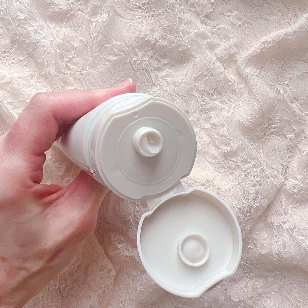 オイルクレンジングバーム ホワイトプレミアム/ONE STONE TWO BIRDS/クレンジングバームを使ったクチコミ（3枚目）