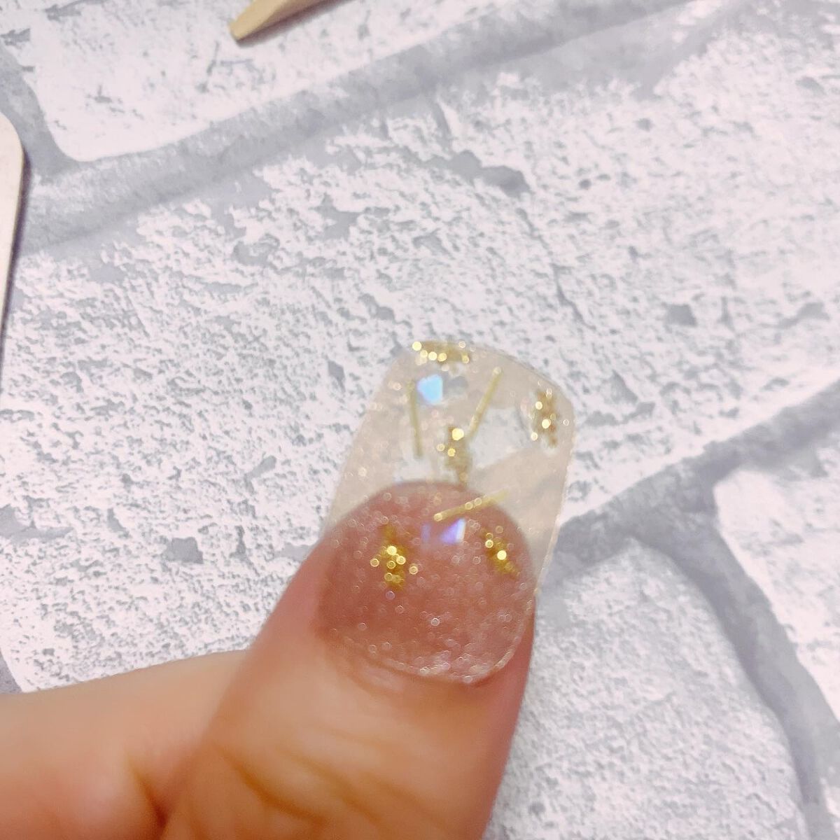 リアルジェルネイルシール メロウメロウベージュ/BEAUTY AVENUE/ネイルシールを使ったクチコミ（3枚目）