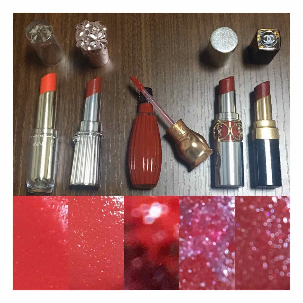 ラスティンググロスリップ/CEZANNE/口紅を使ったクチコミ(3枚目)