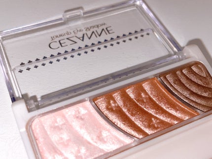 トーンアップアイシャドウ/CEZANNE/アイシャドウパレットを使ったクチコミ(1枚目)