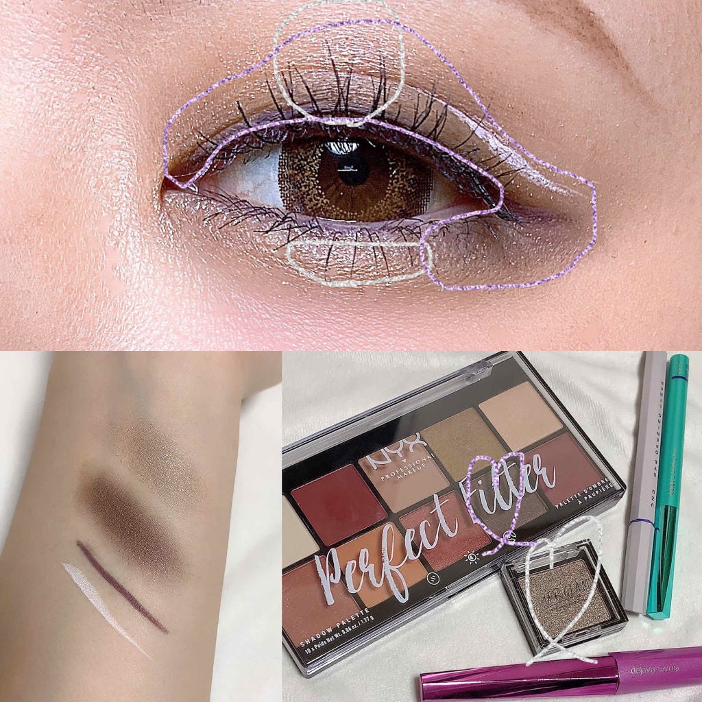 UR GLAM POWDER EYESHADOW/U R GLAM/単色アイシャドウを使ったクチコミ(2枚目)