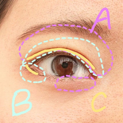 UR GLAM BLOOMING EYE COLOR PALETTE/U R GLAM/アイシャドウパレットを使ったクチコミ(3枚目)