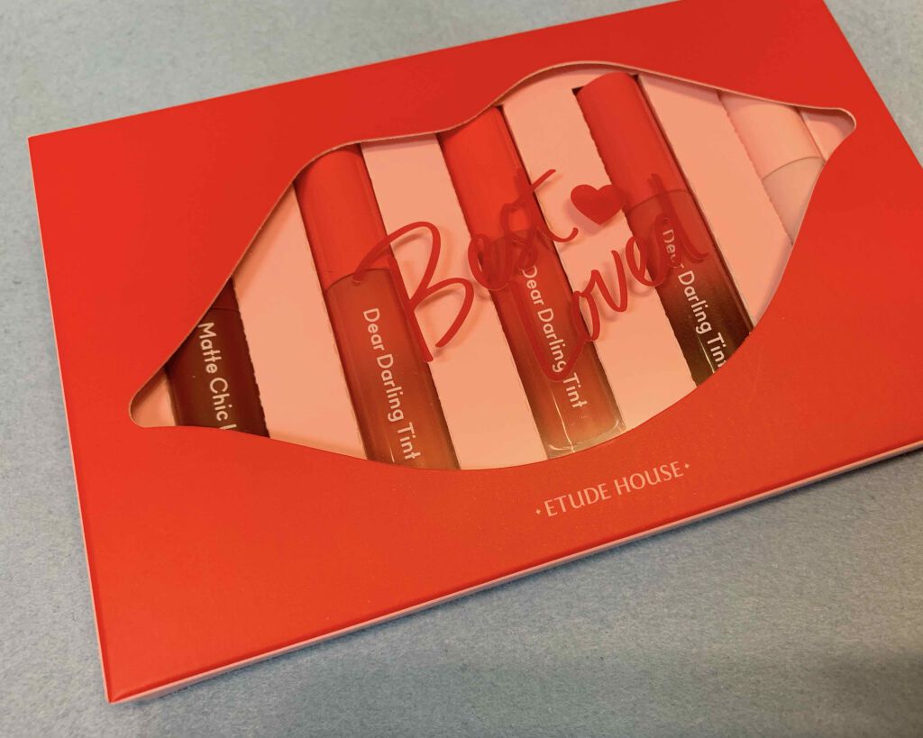 ミニリップキット ベストラブ/ETUDE/口紅を使ったクチコミ（1枚目）