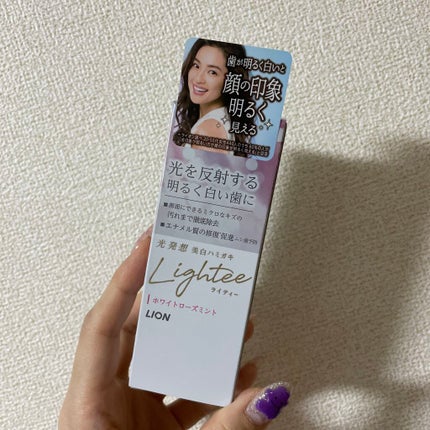 Lighteeハミガキ ホワイトローズミント 53g/ライオン/歯磨き粉を使ったクチコミ(2枚目)