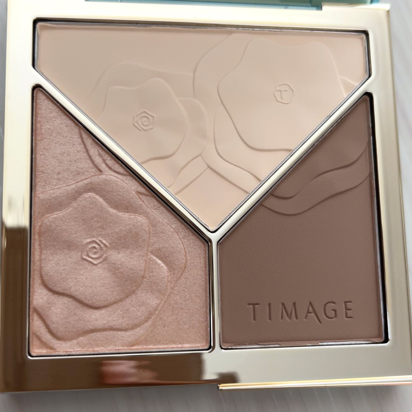 ハイライトシェーディングパレット/TIMAGE/パウダーハイライトを使ったクチコミ(2枚目)