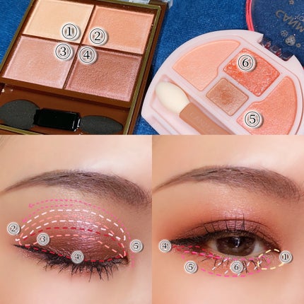 スキニーリッチシャドウ/excel/アイシャドウパレットを使ったクチコミ(5枚目)