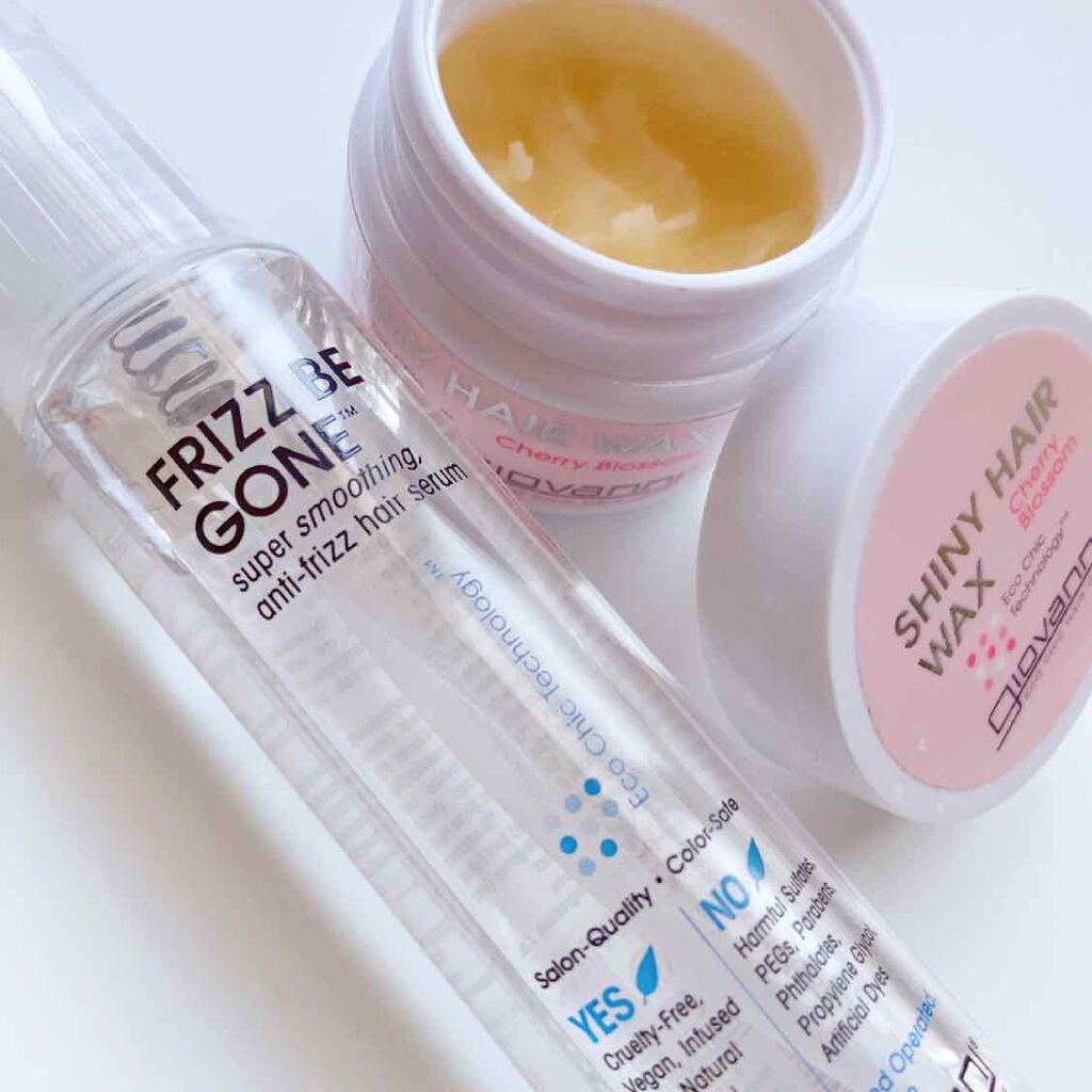 フリッズビーゴーン スムージング ヘアセラム/giovanni/ヘアオイルを使ったクチコミ(1枚目)