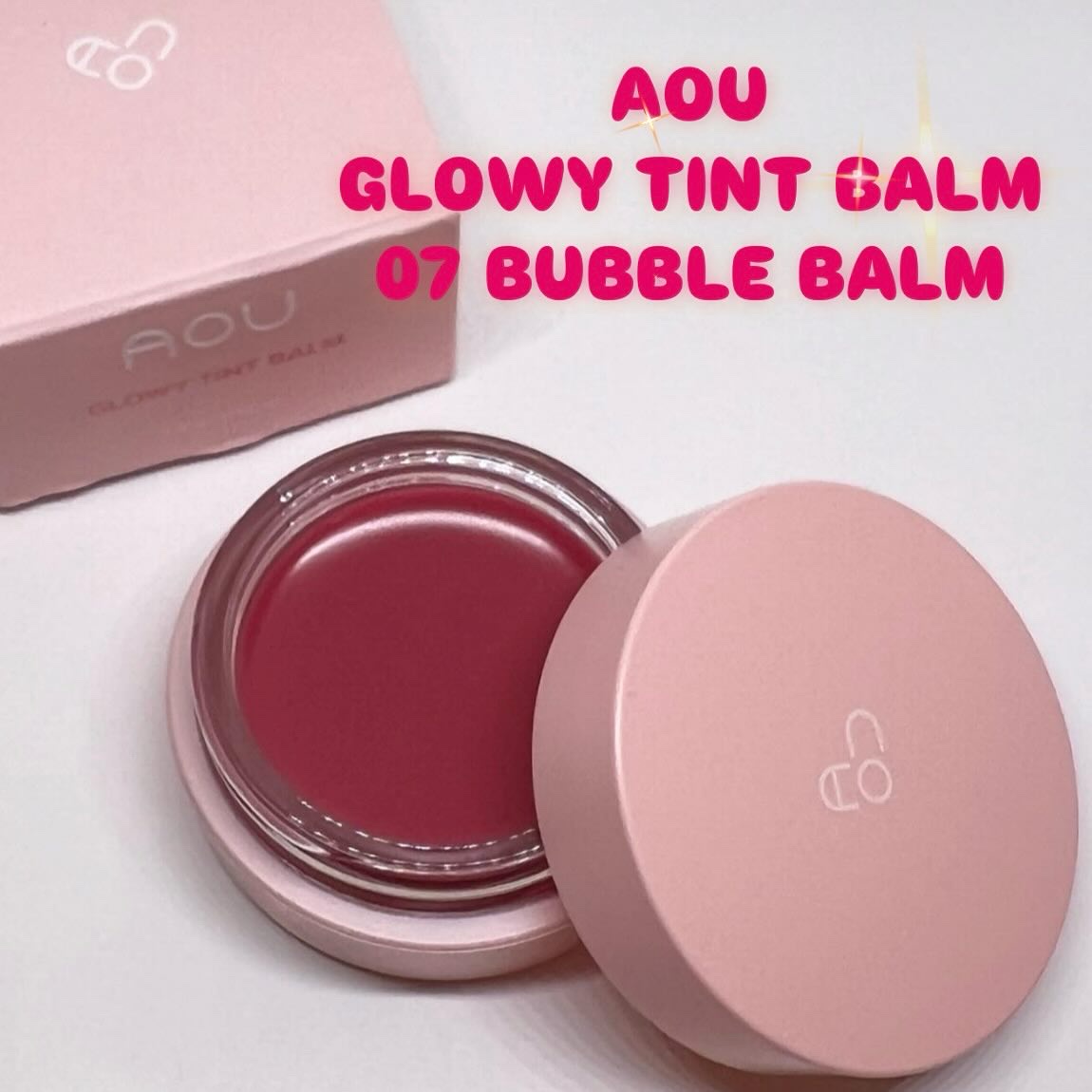 GLOWY TINT BALM/AOU/リップグロスを使ったクチコミ（1枚目）